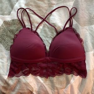 NWOT Pink Victoria Secret Push-up Bralette - size Medium